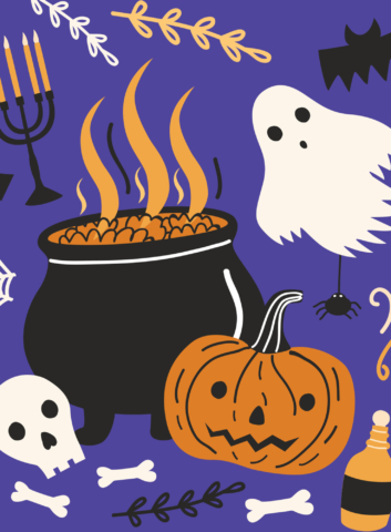 15 Halloween Graphic Design Ideas FeaturedImage Vertical 353x480